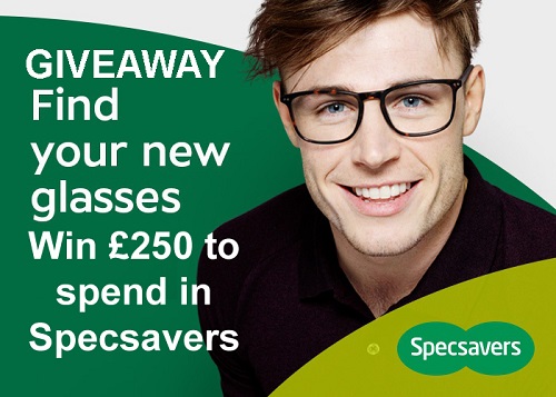 Win £250 to spend in Specsavers